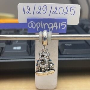 Pandora Disney Parks Shanghai 5th Year Castle dangle